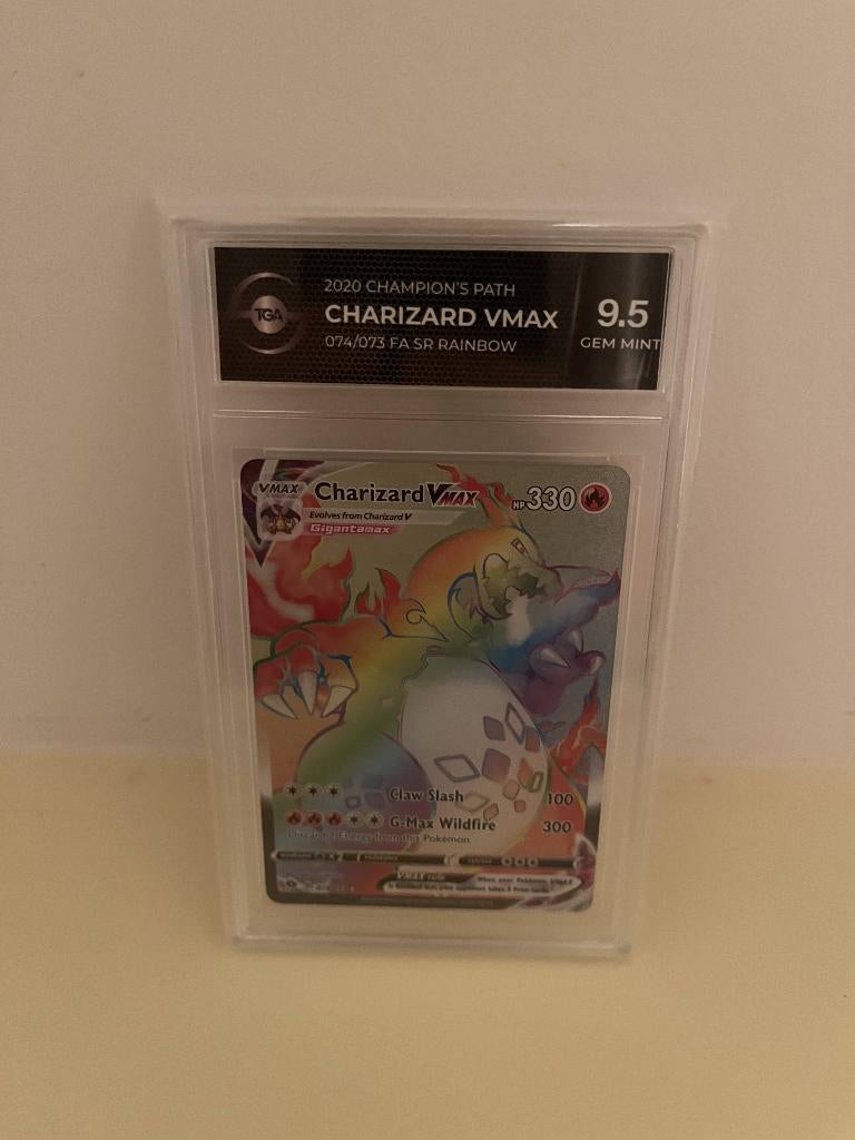 Charizard VMAX - Pokemon Champion's Path TGA 9,5, Hobby & Loisirs créatifs, Jeux de cartes à collectionner | Pokémon, Enlèvement