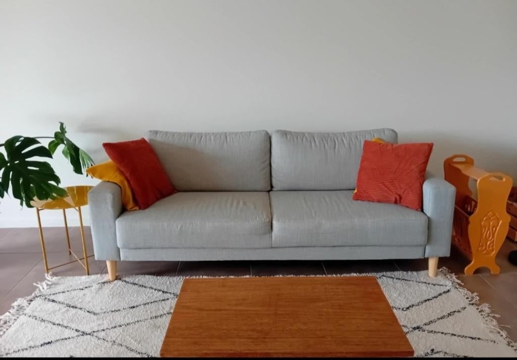 3 zits zetel, Enlèvement ou Envoi, 200 à 250 cm, Banc droit, Scandinavisch