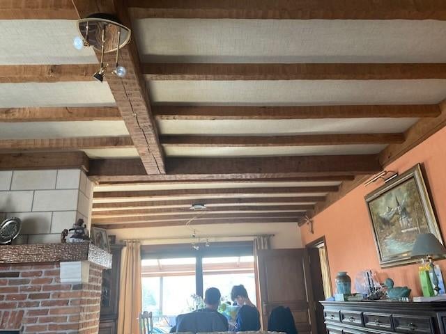 Volle rustieke balken voor plafond, Ophalen, Eiken, Zo goed als nieuw, 300 cm of meer