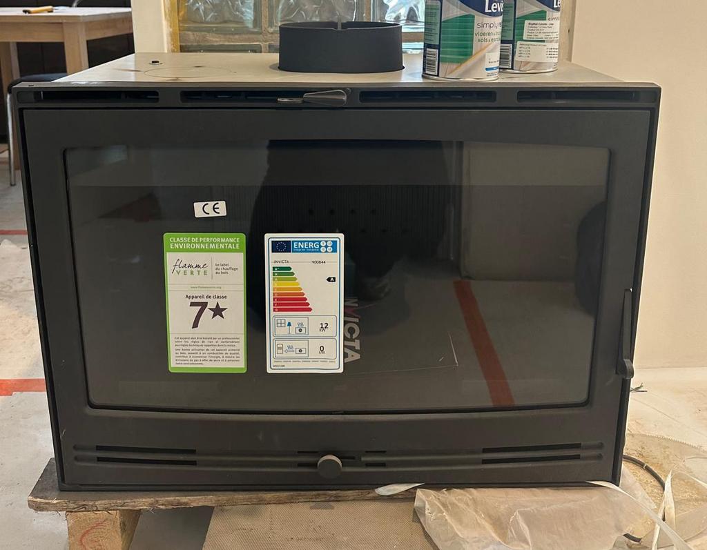 Poile/ Insert à bois 12kW, Enlèvement, Comme neuf