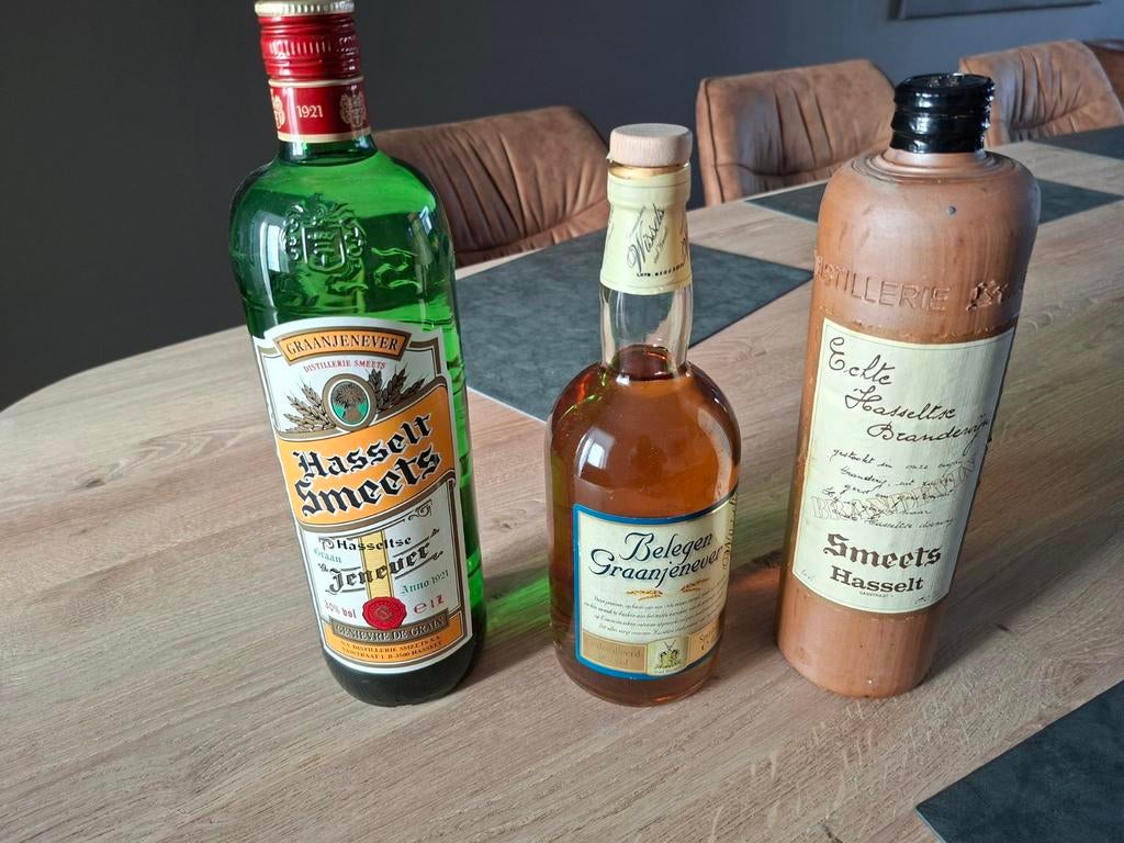 3 nieuwe flessen Jenever, Verzamelen, Ophalen, Nieuw, Overige gebieden, Overige typen
