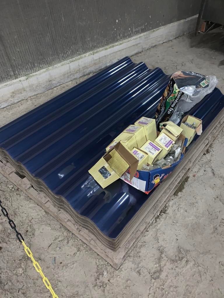 Dakplaten, lichtplaten, Doe-het-zelf en Bouw, Dakpannen en Dakbedekking, Nieuw, Golfplaat, Kunststof, 15 m² of meer, Ophalen