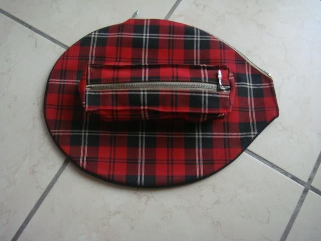 Housse: Raquette tennis " Carreaux rouge" Vintage, Verzenden, Zo goed als nieuw, Overige typen, Overige merken