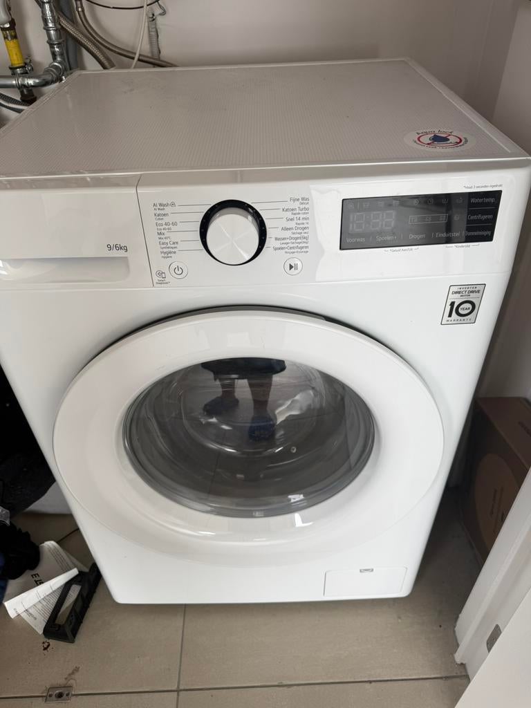 LG wasmachine te koop, Elektronische apparatuur, Wasmachines, Ophalen, Zo goed als nieuw