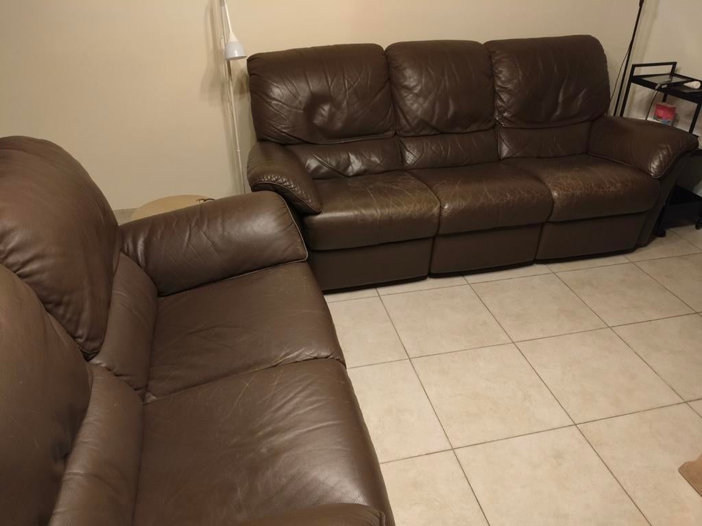 Salon Natuzzi leder, Enlèvement