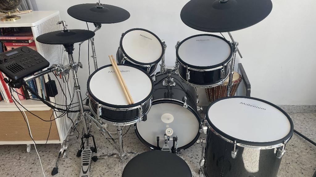 Millenium MPS-750X PRO E-Drum Mesh Set – 11 maanden oud, Muziek en Instrumenten, Ophalen, Zo goed als nieuw, Overige merken, Elektronisch