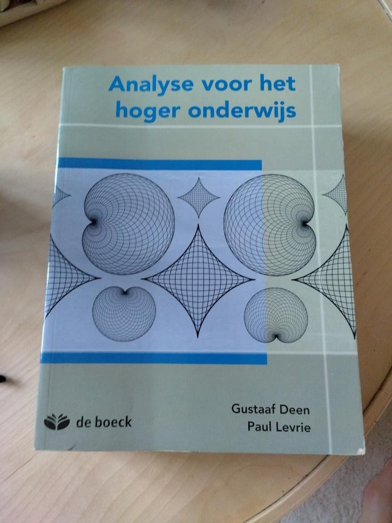 Deen - Analyse voor het hoger onderwijs, Ophalen of Verzenden, Nederlands, Deen