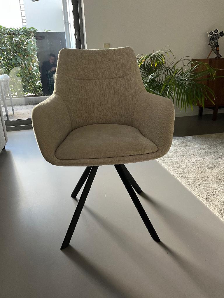 6 Eetkamerstoelen, Huis en Inrichting, Stoelen, Ophalen, Zo goed als nieuw, Overige kleuren, Vijf, Zes of meer stoelen