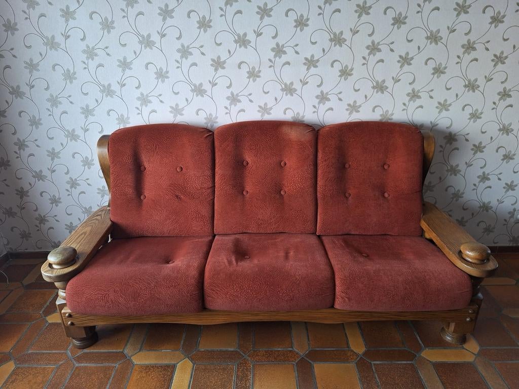 Zetels met salontafel, Ophalen