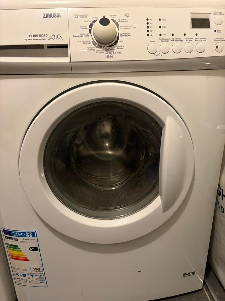 Wasmachine zanussi, Electroménager, Lave-linge, Enlèvement, Utilisé