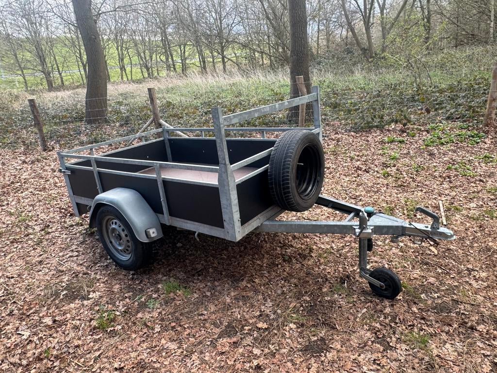 Enkelas aanhangwagen, Auto diversen, Aanhangers en Bagagewagens, Ophalen, Zo goed als nieuw