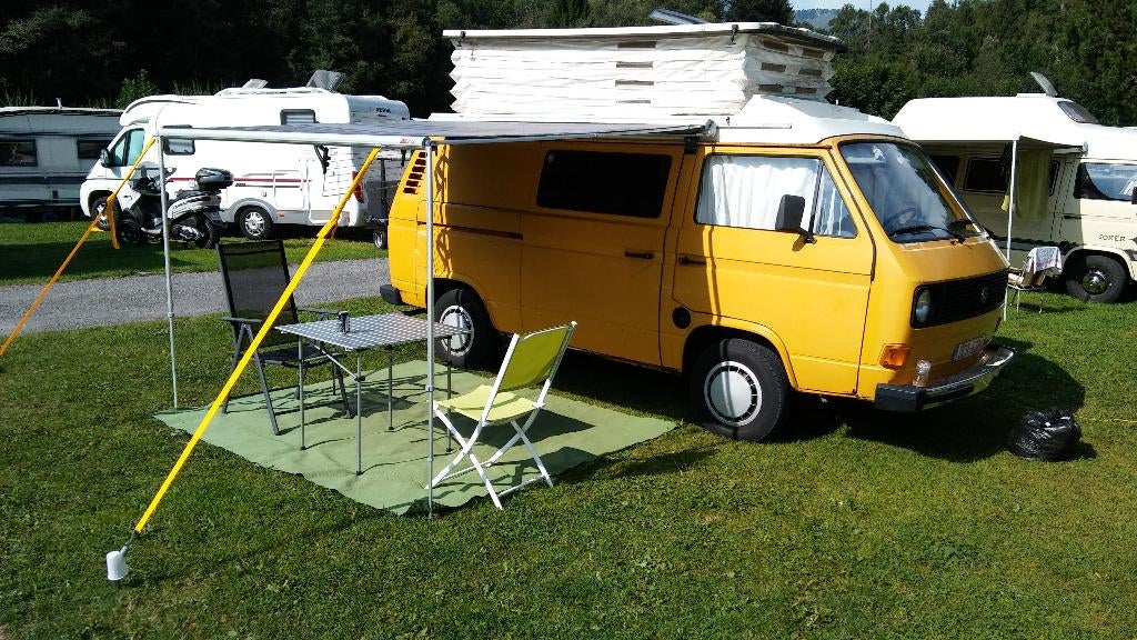 Camper uit de Yellow Collection, Caravans en Kamperen, Chemisch toilet, Extincteur, Volkswagen, 7 tot 12 maanden geleden