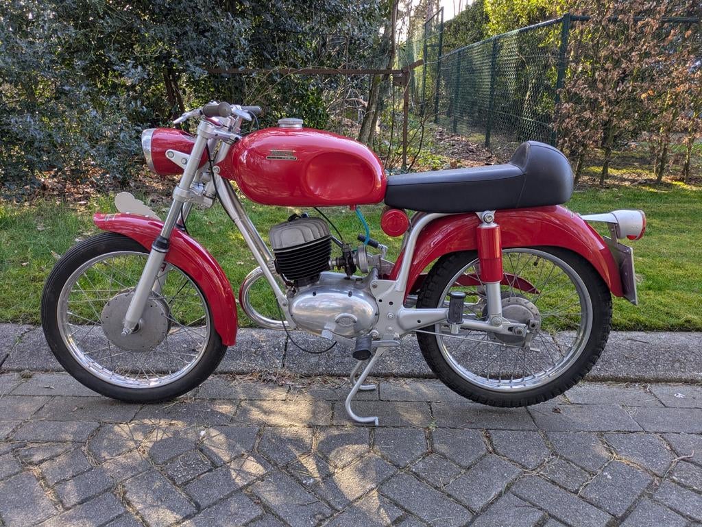 Rare Alpino Ardito 125cc de 1952., Motos, 1 cylindre, 125 cm³