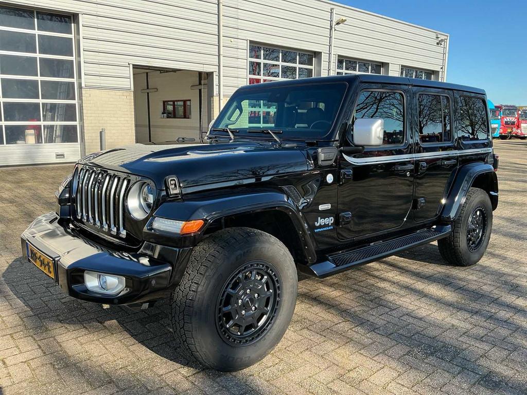 2023 Jeep Wrangler Unlimited 4xe 380 SAHARA IRMSCHER (001/10, Auto's, Monovolume, Gebruikt, Euro 6, Bedrijf