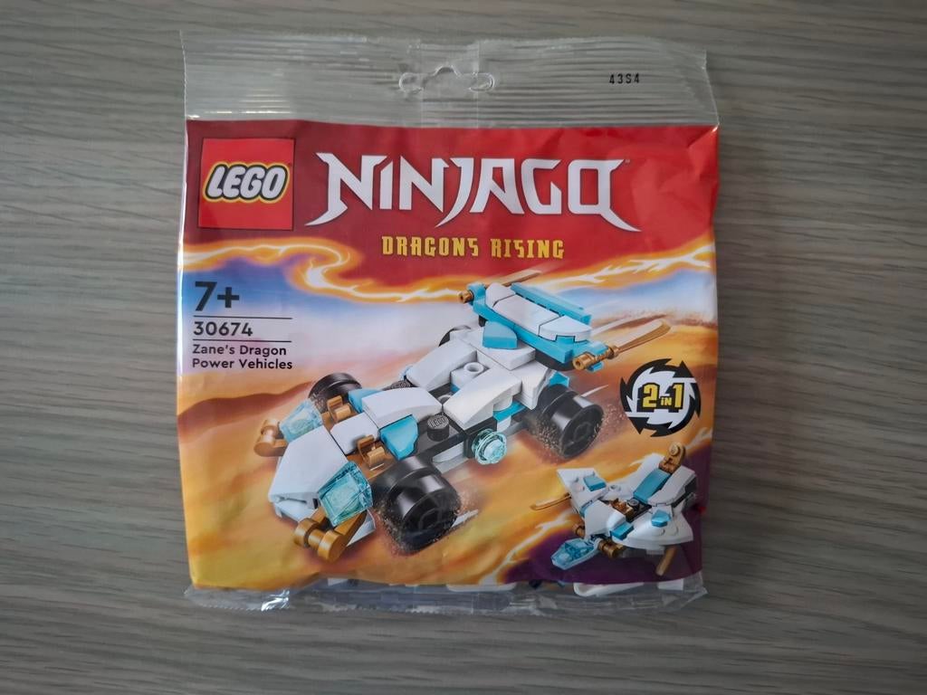 Lego Polybag 30674 Ninjago Zane's drakenkracht voertuigen, Ophalen of Verzenden