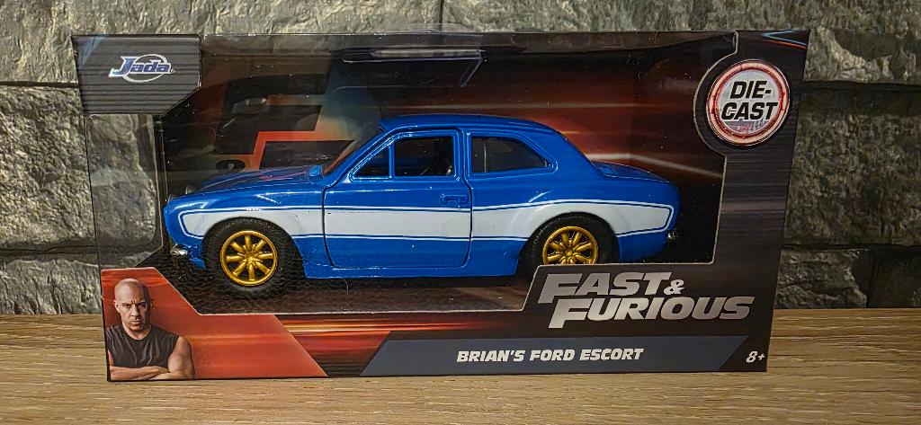 Ford escort RS fast and furious 1/32ème jada toys, Hobby en Vrije tijd, Modelauto's | 1:32, Overige merken, Auto, Nieuw, Ophalen of Verzenden