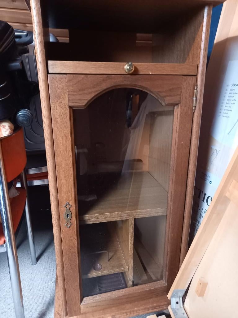 Eiken kastje, Huis en Inrichting, Ophalen, Gebruikt, Eikenhout, Met deur(en)