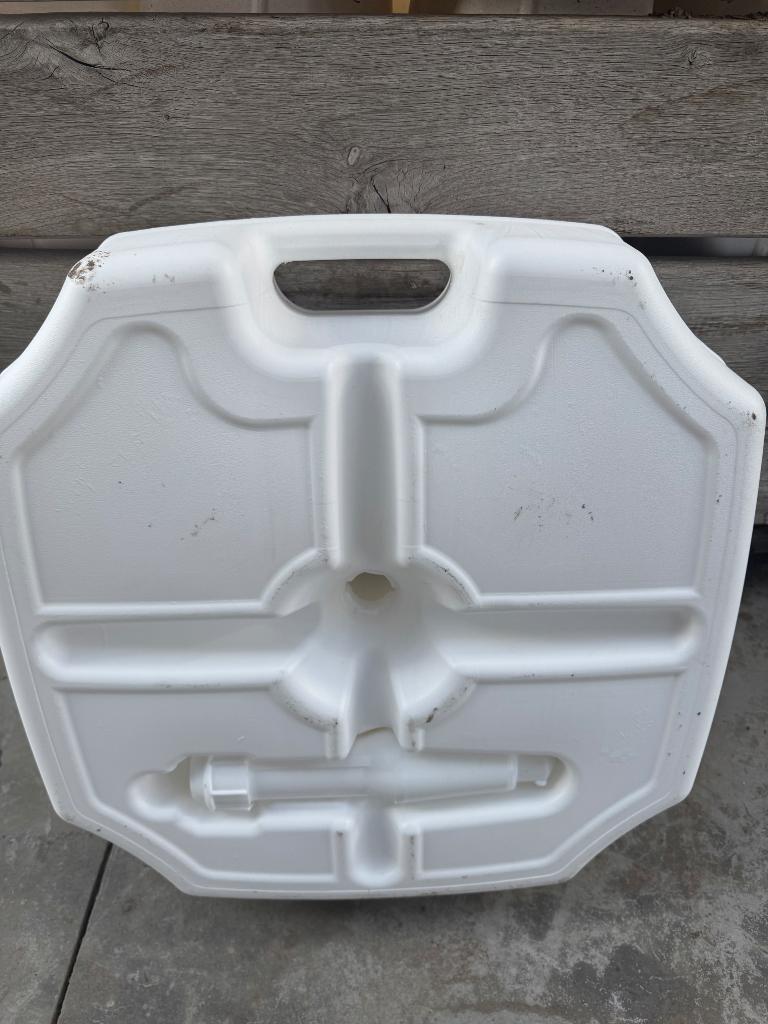 Voet voor parasols,vlaggen en andere, Tuin en Terras, Ophalen, Nieuw, Minder dan 1 meter, Parasolvoet