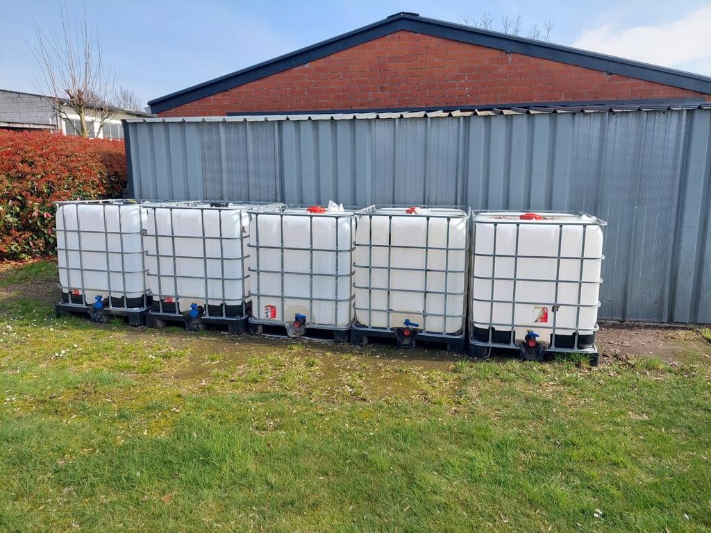 1000 liter ibc vaten, Tuin en Terras, Ophalen