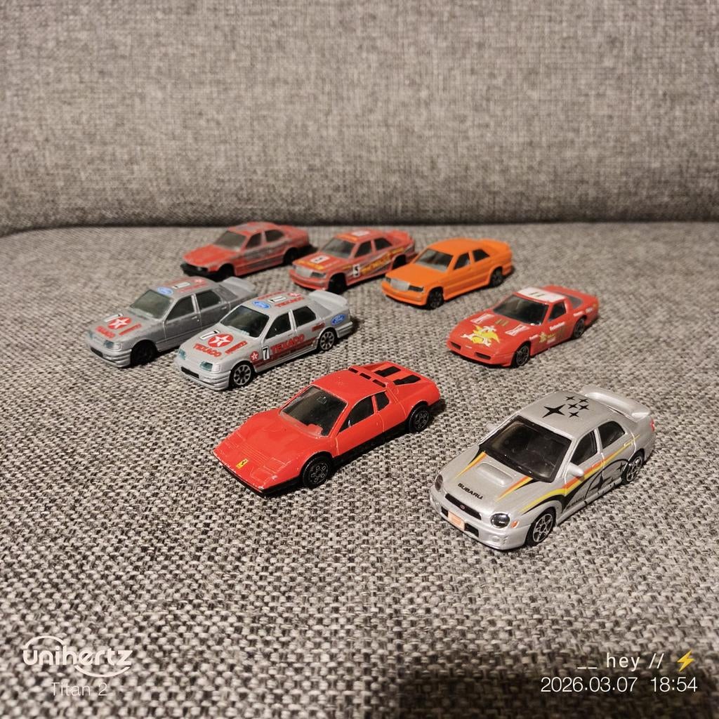 Set van 8 Bburago-miniaturen (1/43), Ophalen of Verzenden