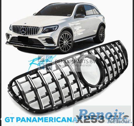 GT GRILL Mercedes GLC Klasse X253 W253 PANAMERICANA Chroom, -, Utilisé, -, -