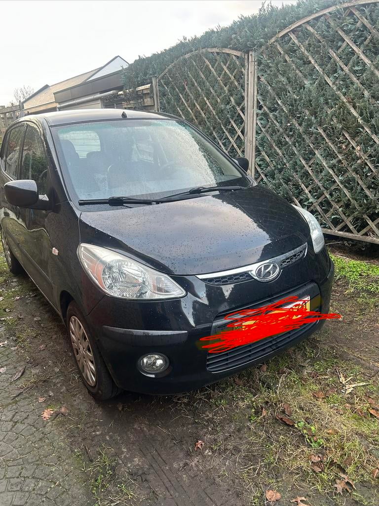 Hyundai i10 2010 automaat benzine, Auto's, Hyundai, Stof, Zwart, Grijs, Particulier