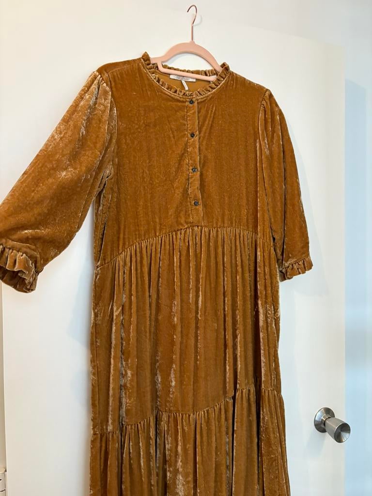 Peignoir en velours Scotch & Soda Starwarcher, Vêtements | Femmes, Robes, Taille 38/40 (M), Enlèvement ou Envoi, Comme neuf, Brun