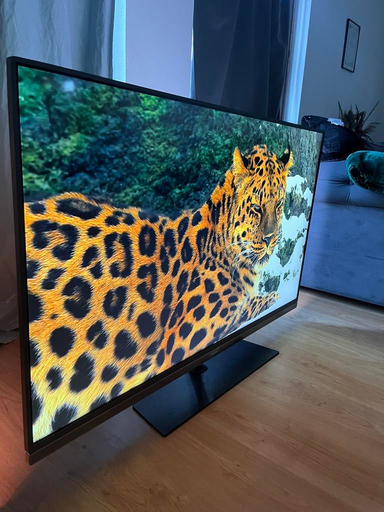 Philips 55 inch Smart 4K Ultra HD Dolby Vision 3x Ambilight, Audio, Tv en Foto, Televisies, Ophalen, Zo goed als nieuw, Philips