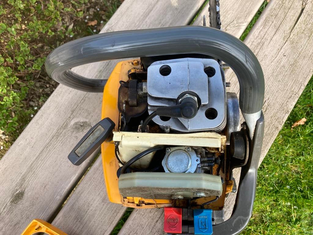 Tronçonneuse partner 5,5ch.Essais possibles., Jardin & Terrasse, Enlèvement, Utilisé