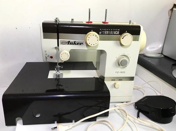 Naaimachine Anker met opbergkoffer FZ-905 😍💑🤗👌, Ophalen of Verzenden, Gebruikt, Naaimachine, Overige merken