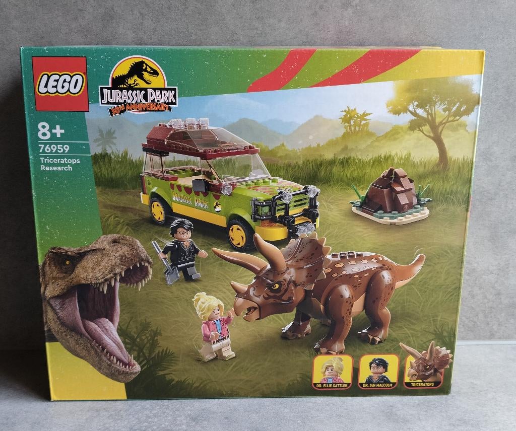 lego jurassic park 76959 triceraptops onderzoek, Jurassic World, Lego, Nieuw, Ophalen of Verzenden