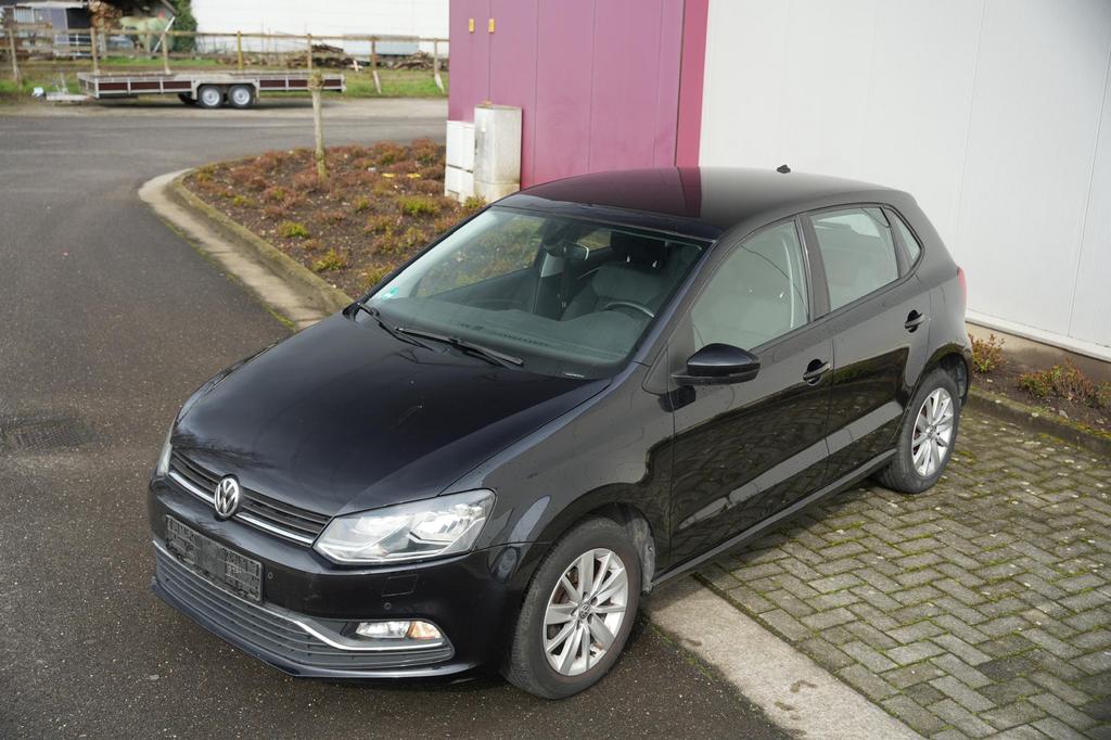 Volkswagen Polo 1.0i Comfortline BlueMotion Tech, Auto's, Euro 6, Zwart, Bedrijf, Handgeschakeld