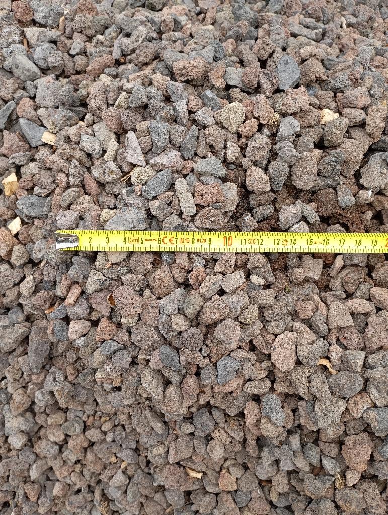 Lavasteentjes, Tuin en Terras, Ophalen, Bruin, Zo goed als nieuw, Split