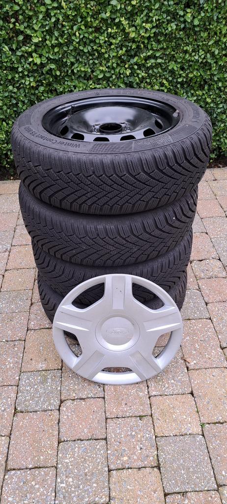Pneu d'hiver avec enjoliveur - Ford Fiesta - 175/65/R14, Enlèvement, Comme neuf