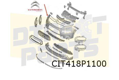Citroën C4 Cactus (2/18-) voorbumper (te spuiten) Origineel!, Auto-onderdelen, -, Nieuw, Bumper, -