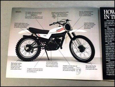 YAMAHA MX 125 DT 1978