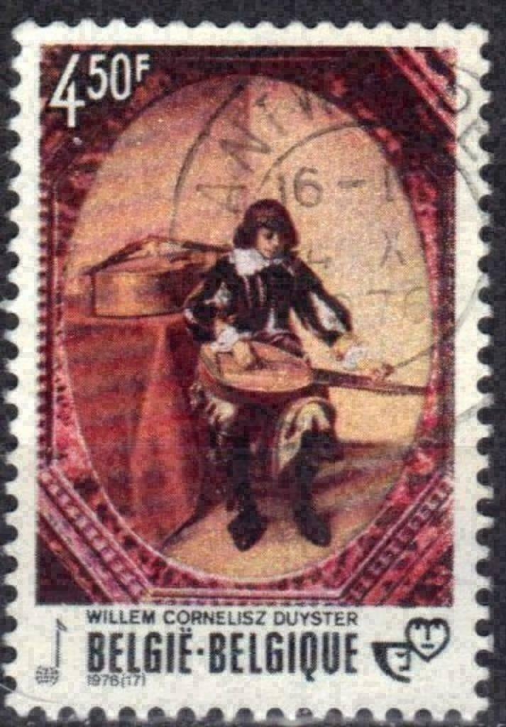 Belgique 1976 - Yvert 1822/OBP 1827 - Philatélie pour l (ST), Envoi, Affranchi, Oblitéré, Musique