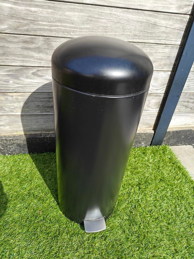 Brabantia NewIcon pedaalemmer – 30 liter – Matt Black, Maison & Meubles, Enlèvement, Synthétique