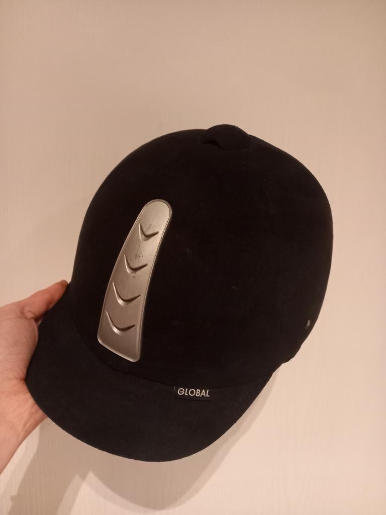 Cap - tok - paardrijtok Global maat 54, Dieren en Toebehoren, Paardrijkleding, Gebruikt, Cap, Ophalen of Verzenden