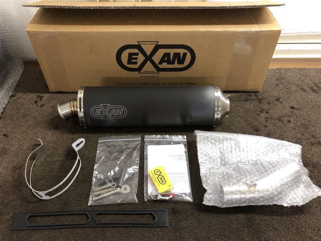 Exan Oval Classic uitlaat demper Kawasaki ZX-10R ZX10R 08-10, Motoren, Onderdelen | Kawasaki, Nieuw, Verzenden