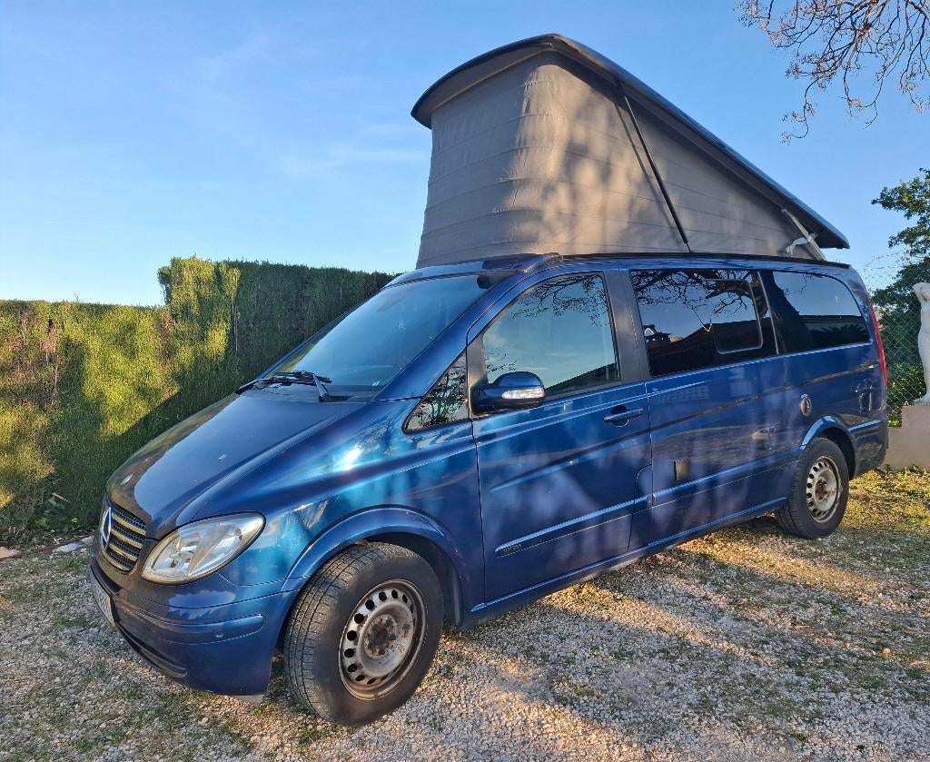 Mercedes Viano Marco Polo 2.2 CDI Automaat Camper (2008), Caravans en Kamperen, Mobilhomes, Automaat, Luifel, Airbags, Diesel