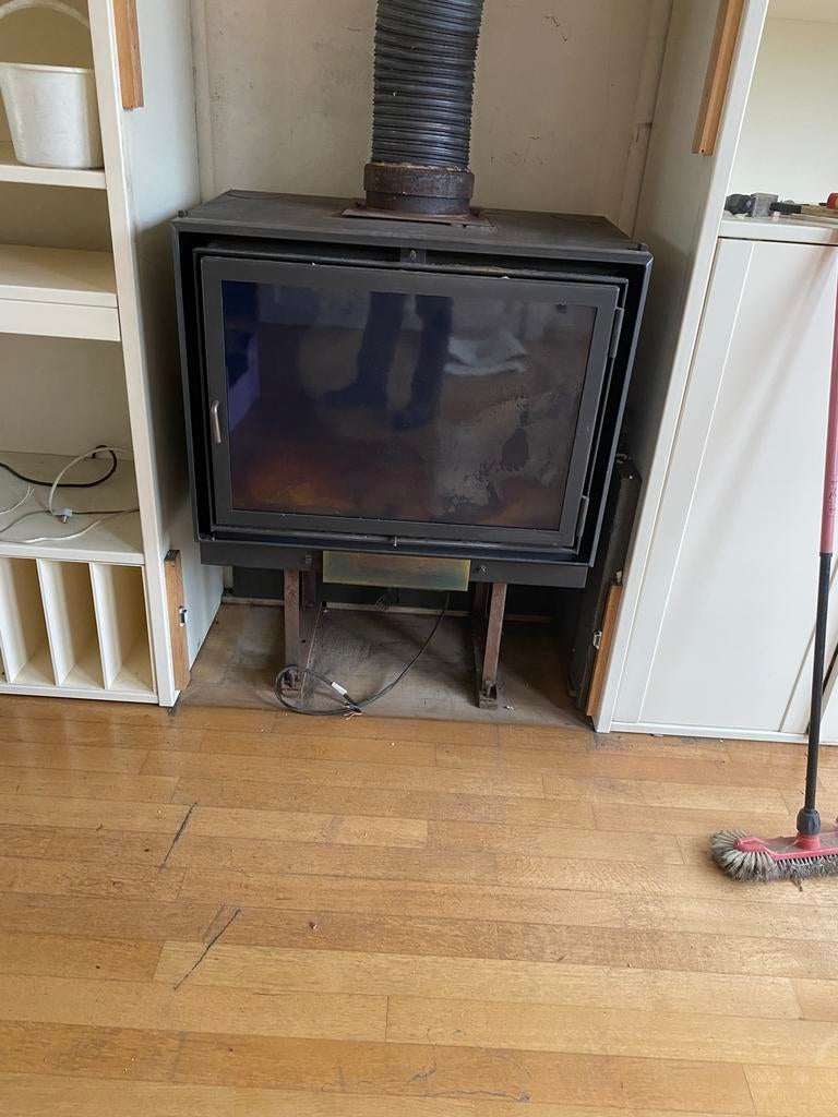 Feu encastré avec ventilation, Enlèvement, Comme neuf