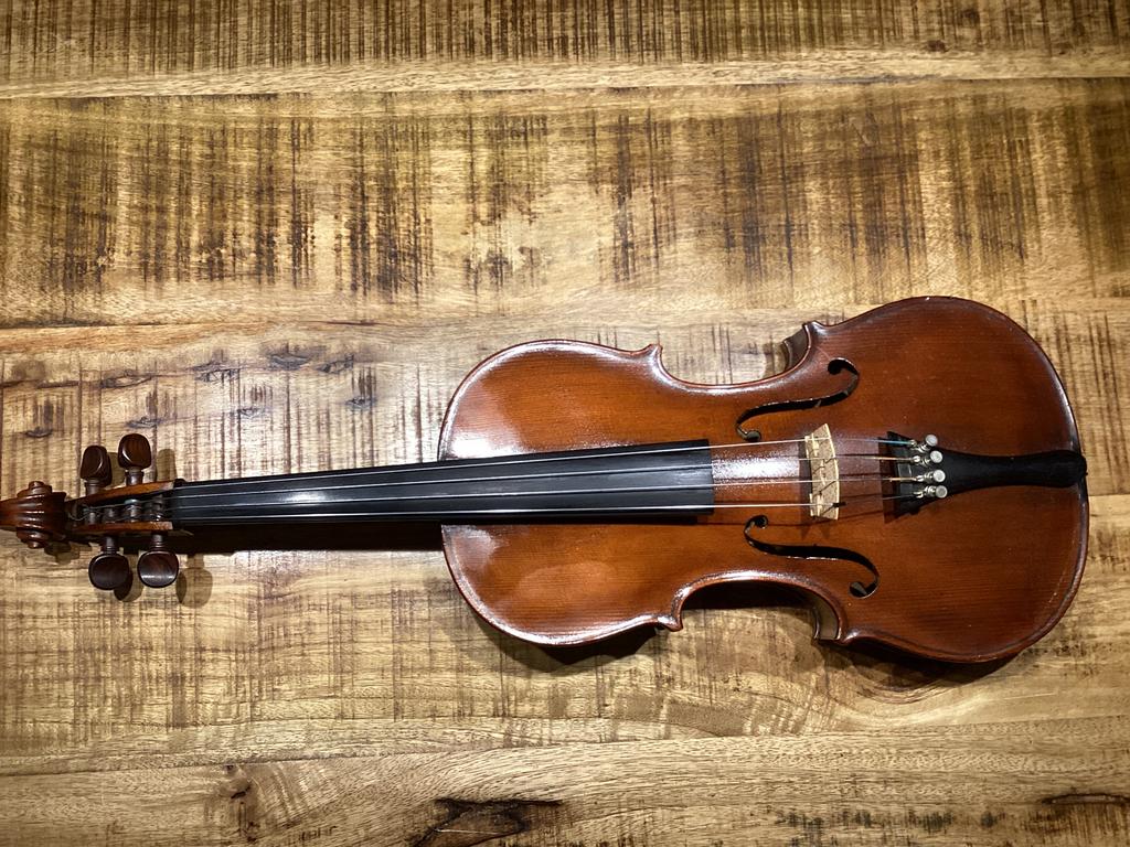 Alt viool Meesterstuk bwj 1905., Gebruikt, Overige formaten, Met koffer, Ophalen