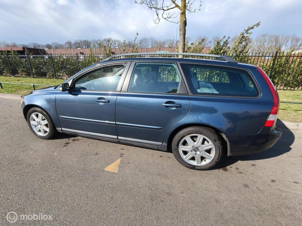 Volvo V50 2.4i Summum, Auto's, 700 kg, Blauw, 1384 kg, Leder