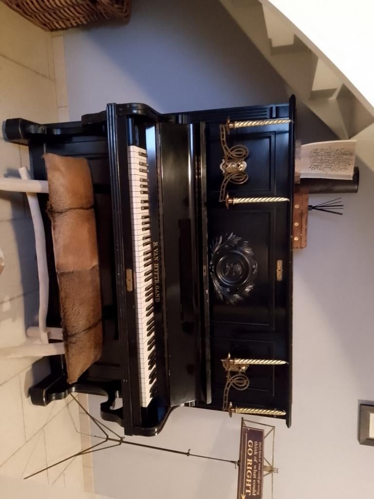 Prachtige oude piano, Muziek en Instrumenten, Piano's, Ophalen, Piano