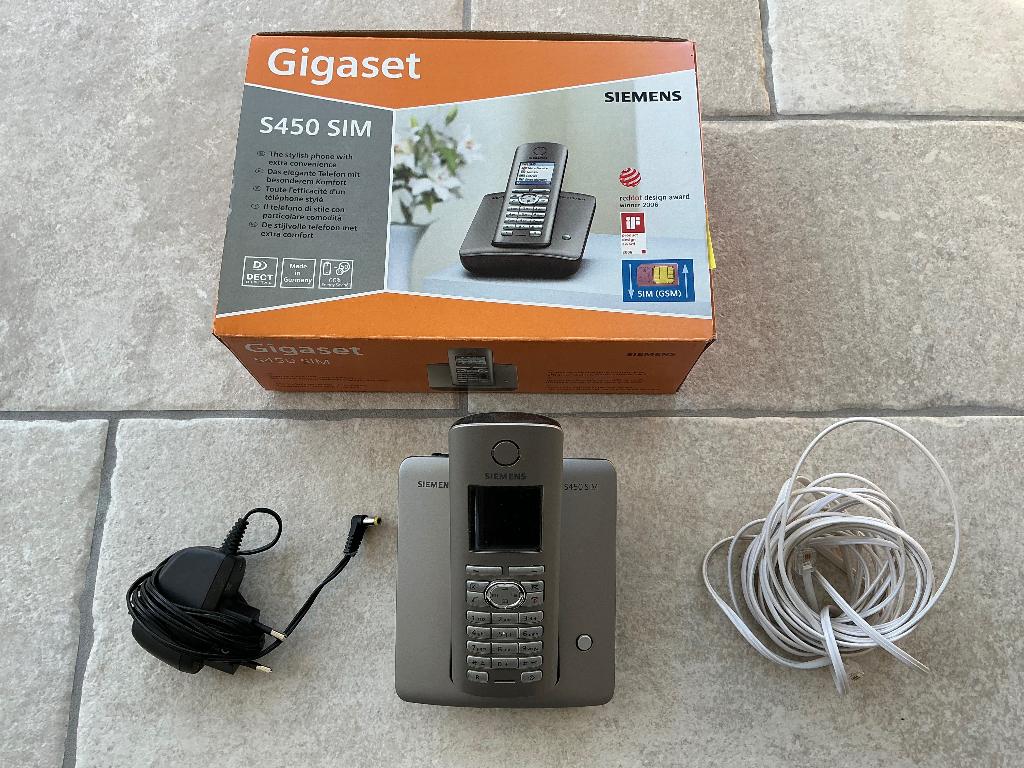 Siemens Gigaset S450 sim, Télécoms, Enlèvement ou Envoi, Utilisé, 1 combiné