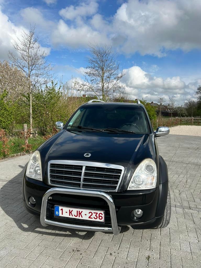 Ssangyong rexton 2007, Auto's, SsangYong, 4 deurs, Zwart, Leder, Diesel
