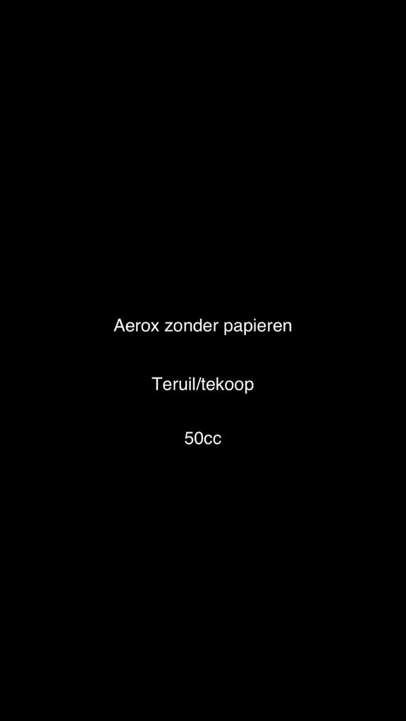 Aerox teruil, Vélos & Vélomoteurs, Scooters | Yamaha, Enlèvement ou Envoi, Aerox