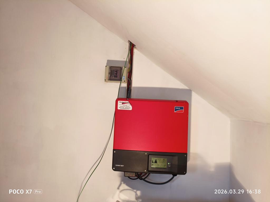 SMA omvormer, Ophalen, Gebruikt