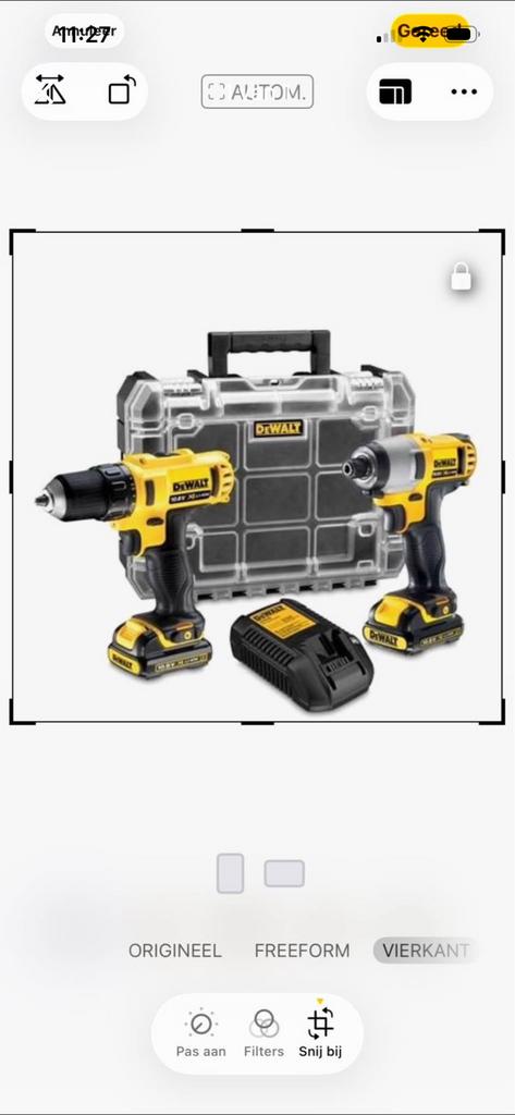 Dewalt schroef en boormachine, Ophalen, Zo goed als nieuw